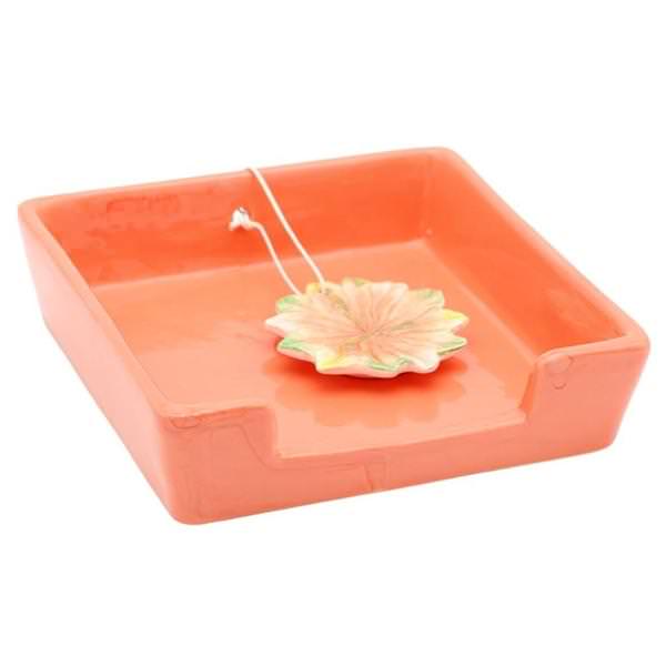 6" Hibiscus Napkin Holder